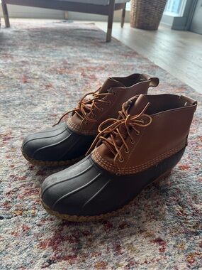 L.L. Bean Men's Duck Boots 6” - Size 10